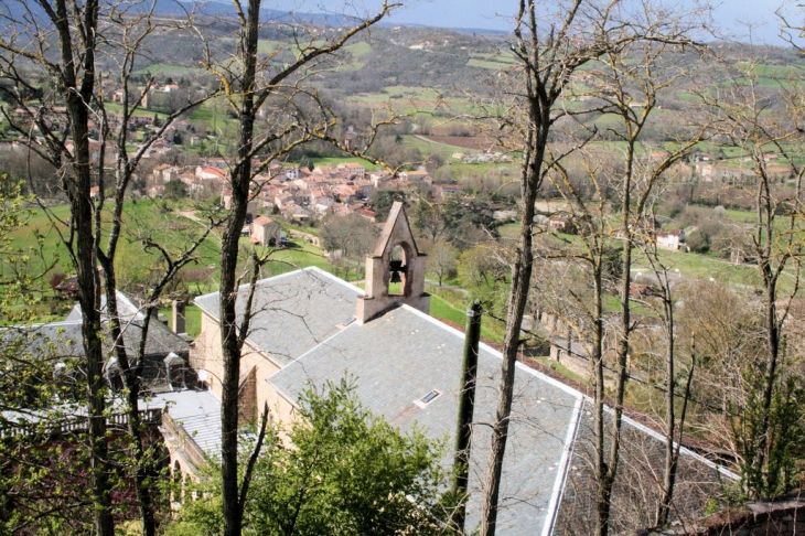 Vue d'en haut - Cordes-sur-Ciel