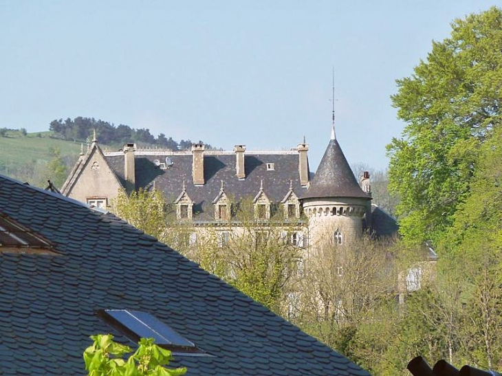 Vue sur un château - Lacaune