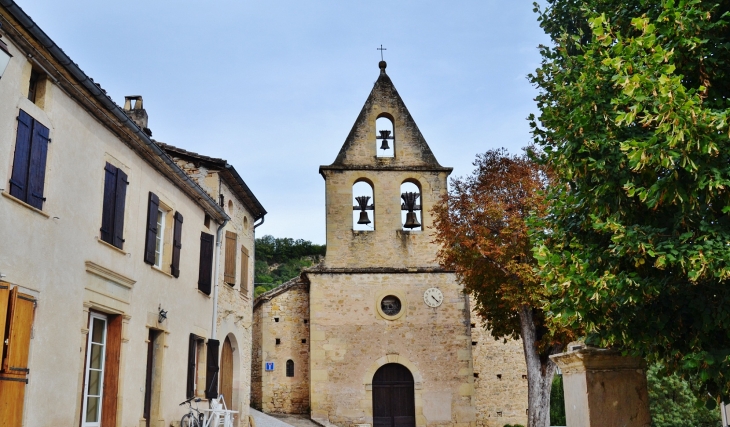 <<église Saint-Nazaire - Larroque