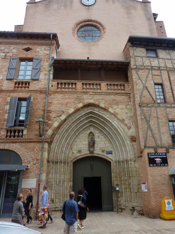 Entrée de l'église St François - Lavaur