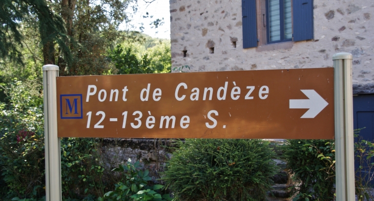 Pont-de-candèze-12-13-em-siecle - Monestiés