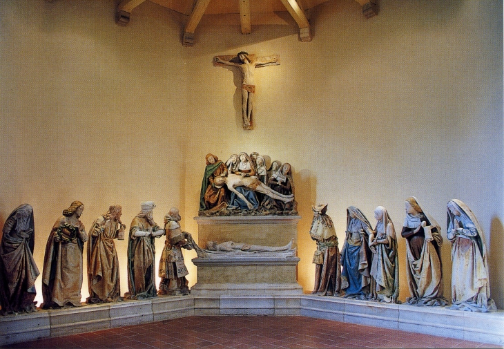 La Mise au tombeau et le Piéta XV° (carte postale de 2000) - Monestiés