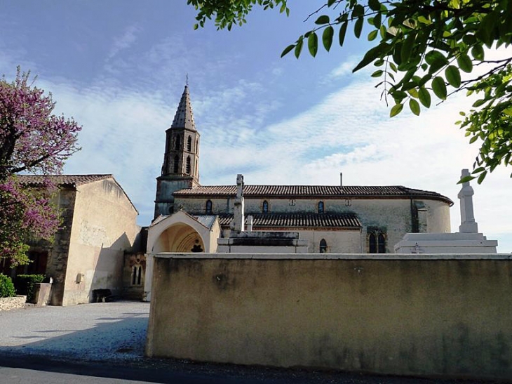 L'église d'Auvezines - Montgey