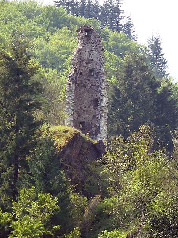 Ruines du château - Murat-sur-Vèbre