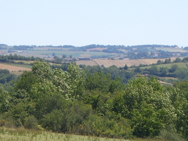 Vue sur les monts Lacaune - Sérénac