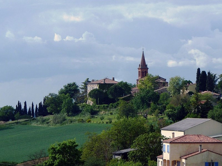 Vue sur le village - Teyssode