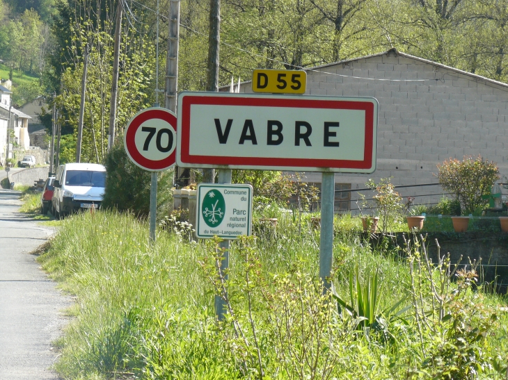 Entrée du village - Vabre