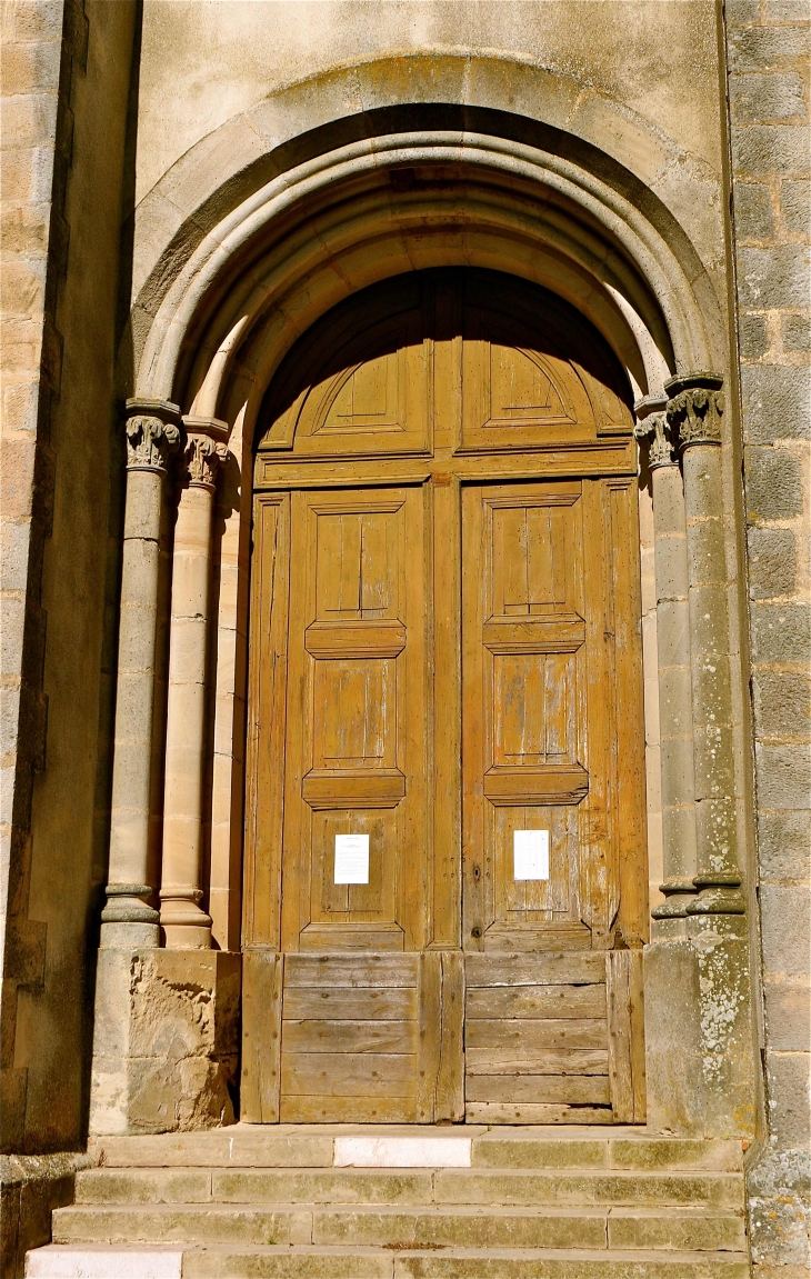 Portail de l'église Notre Dame - Vaour