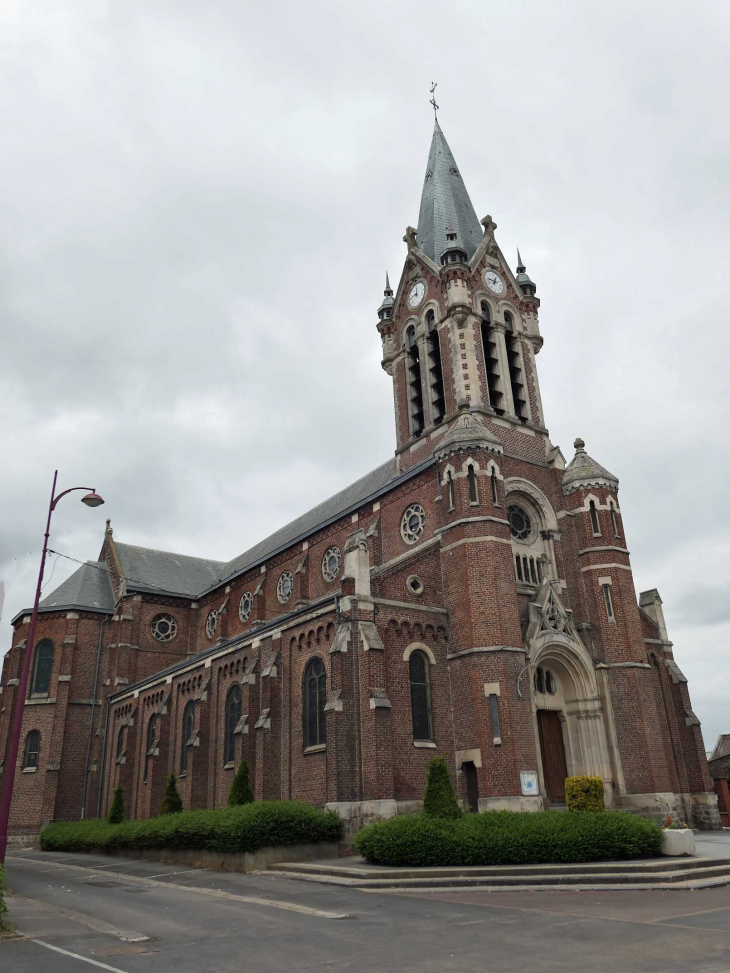 L'église - Auberchicourt