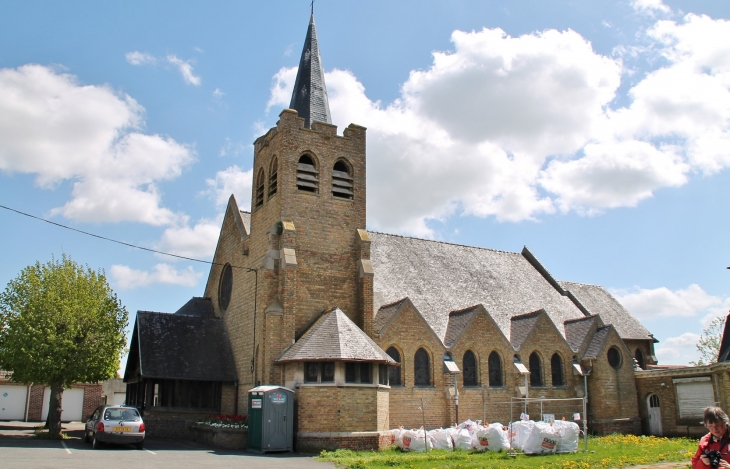 OOterstenne Commune de Bailleul(L'église)