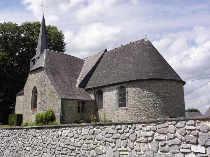 Baives (59132) église, chevet