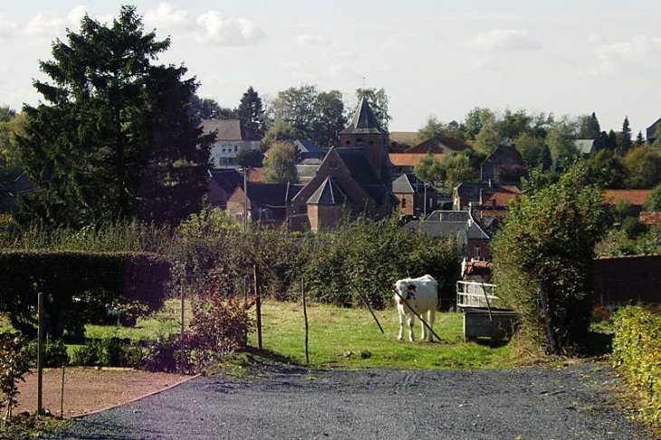 Vue sur le village - Beaudignies