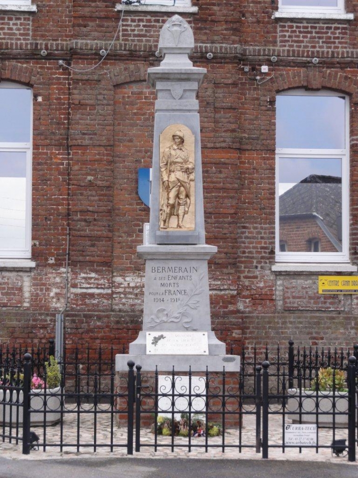 Bermerain (59213) monument aux morts