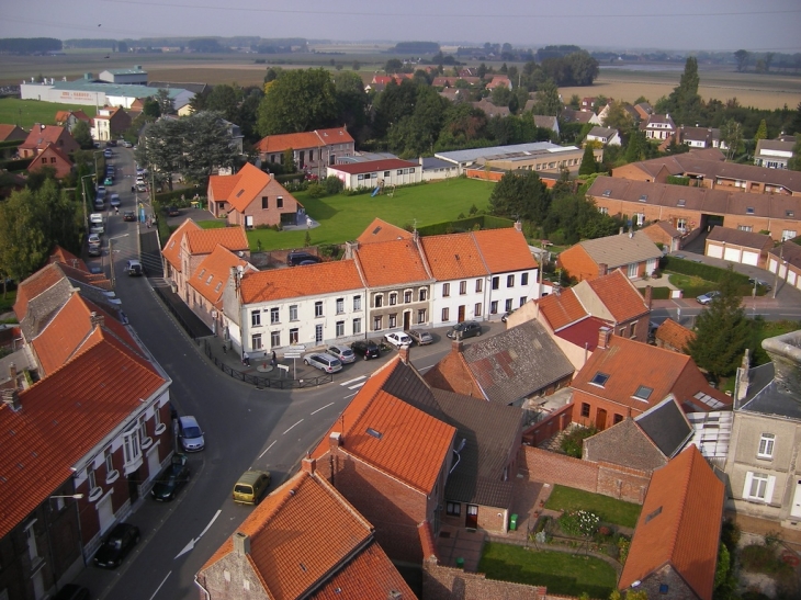 Rue de la Mairie, rue de la Motte - Bersée