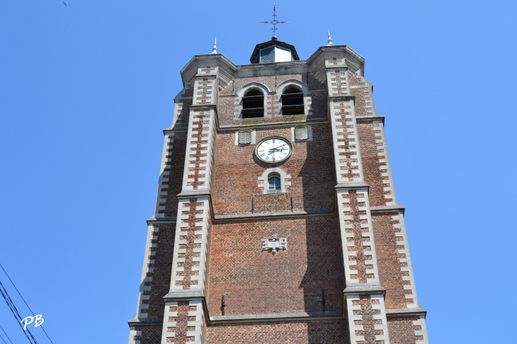 Clocher de l'église Saint-Etienne - Bersée