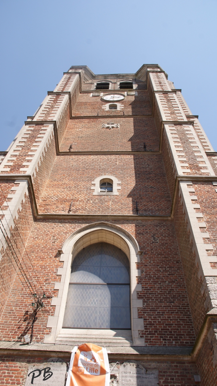 Clocher de l'église Saint-Etienne - Bersée