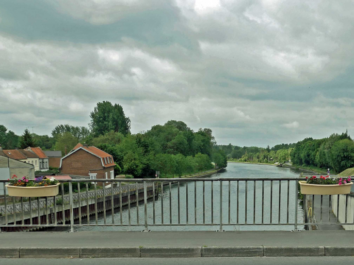 Le pont sur l'Escaut - Bouchain