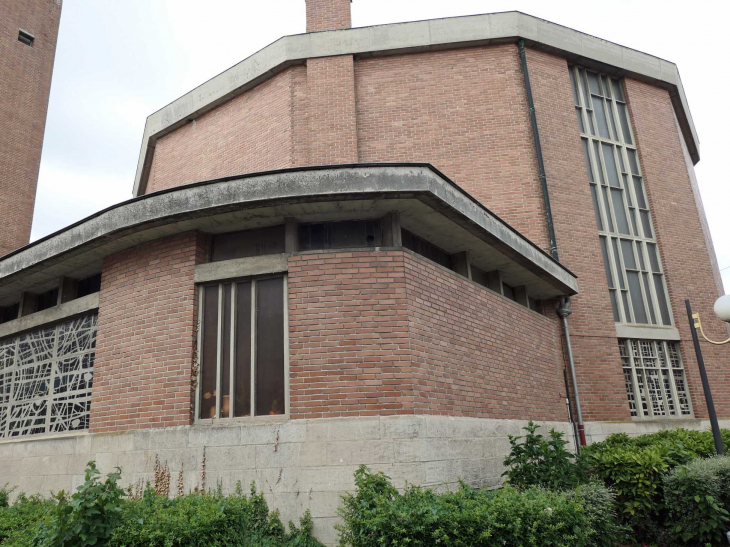 Le chevet de l'église - Bouchain