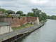 les remparts au bord de l'Escaut