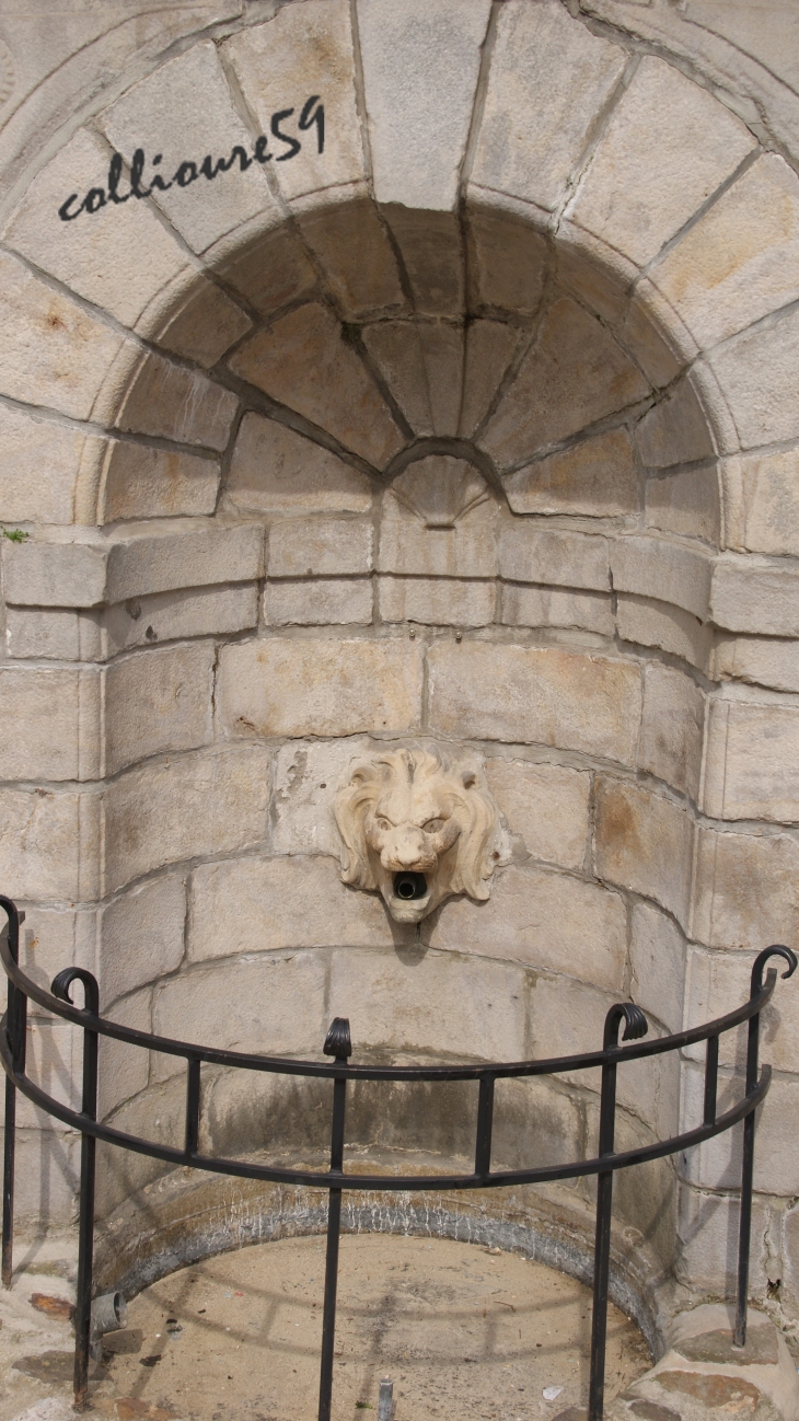 Fontaine sur la grand place - Cassel