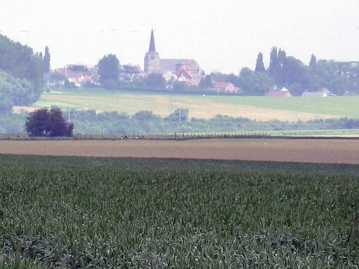 Vue sur le village - Cattenières