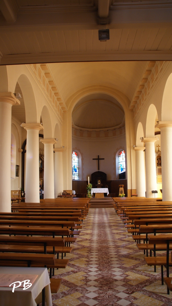 Nef Centrale de l'église Notre-Dame de Foy - Coutiches