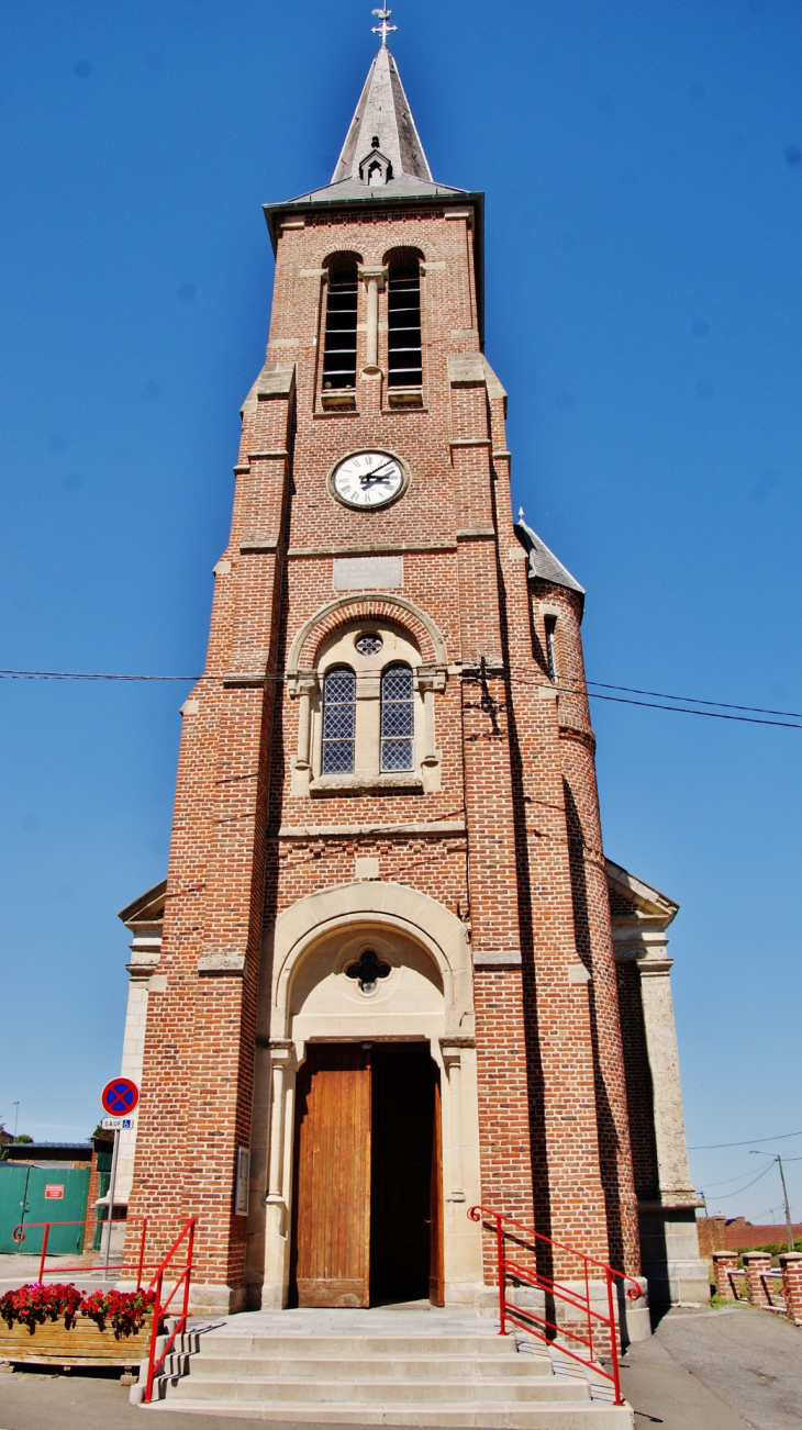 <<église Sainte-Aldegonde - Erchin