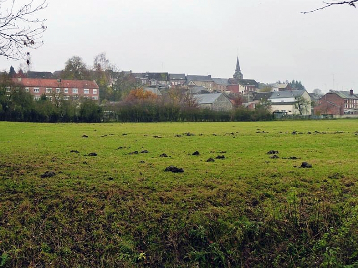 Vue sur le village - Étrœungt