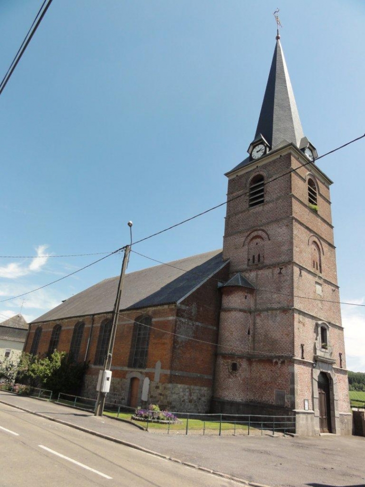 Felleries (59740) église Saint Lambert, vue du nord