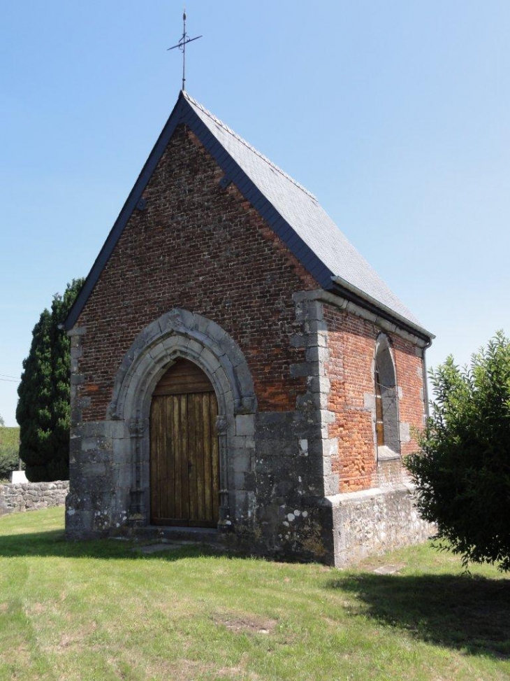 Flaumont-Waudrechies (59440) chapelle Sainte Aldegonde de Waudrechies