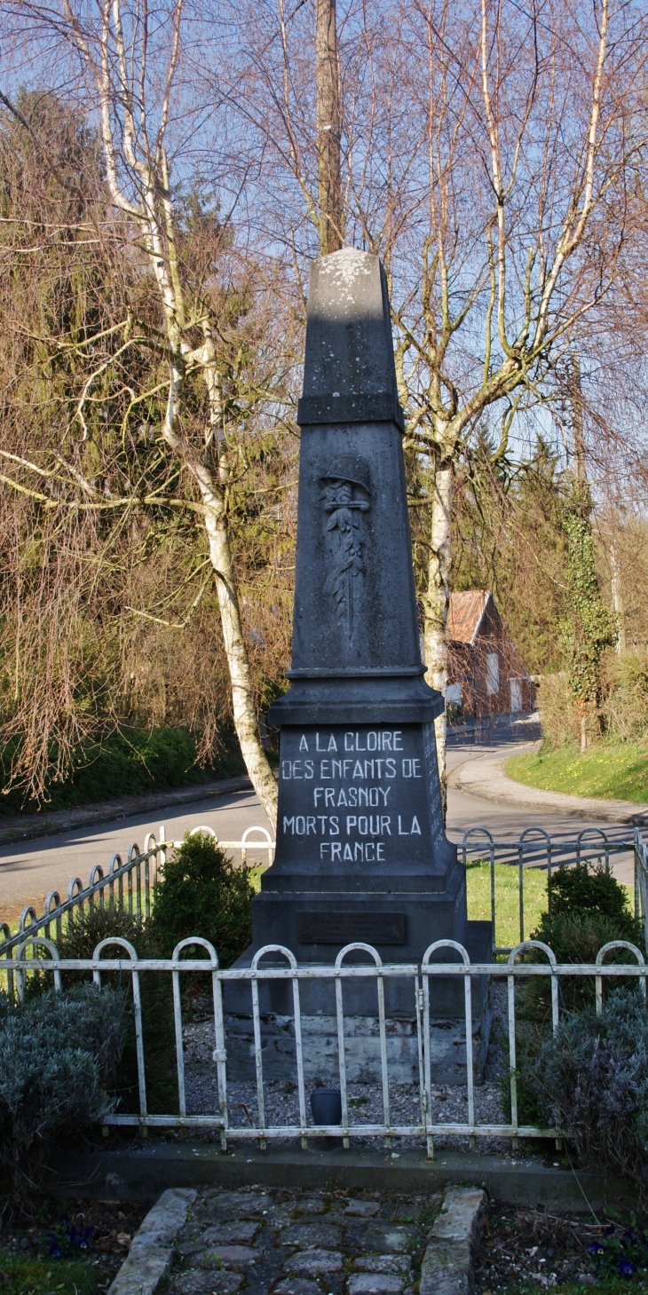 Monument aux Morts - Frasnoy