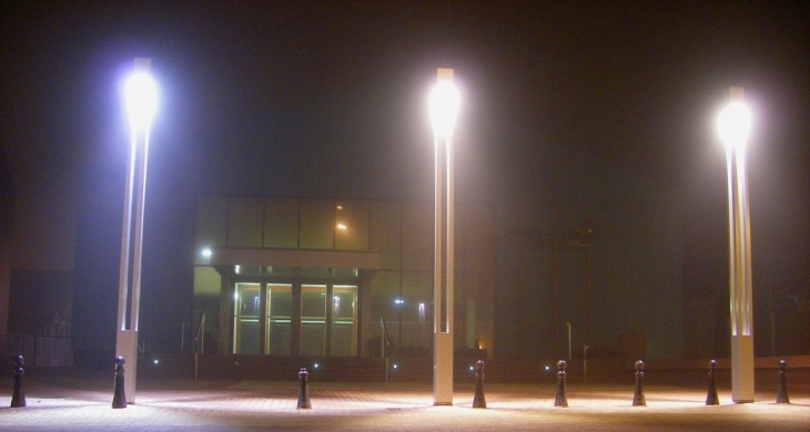 La salle des fêtes by night - Fretin