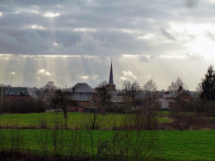 Vue sur le village - Grand-Fayt