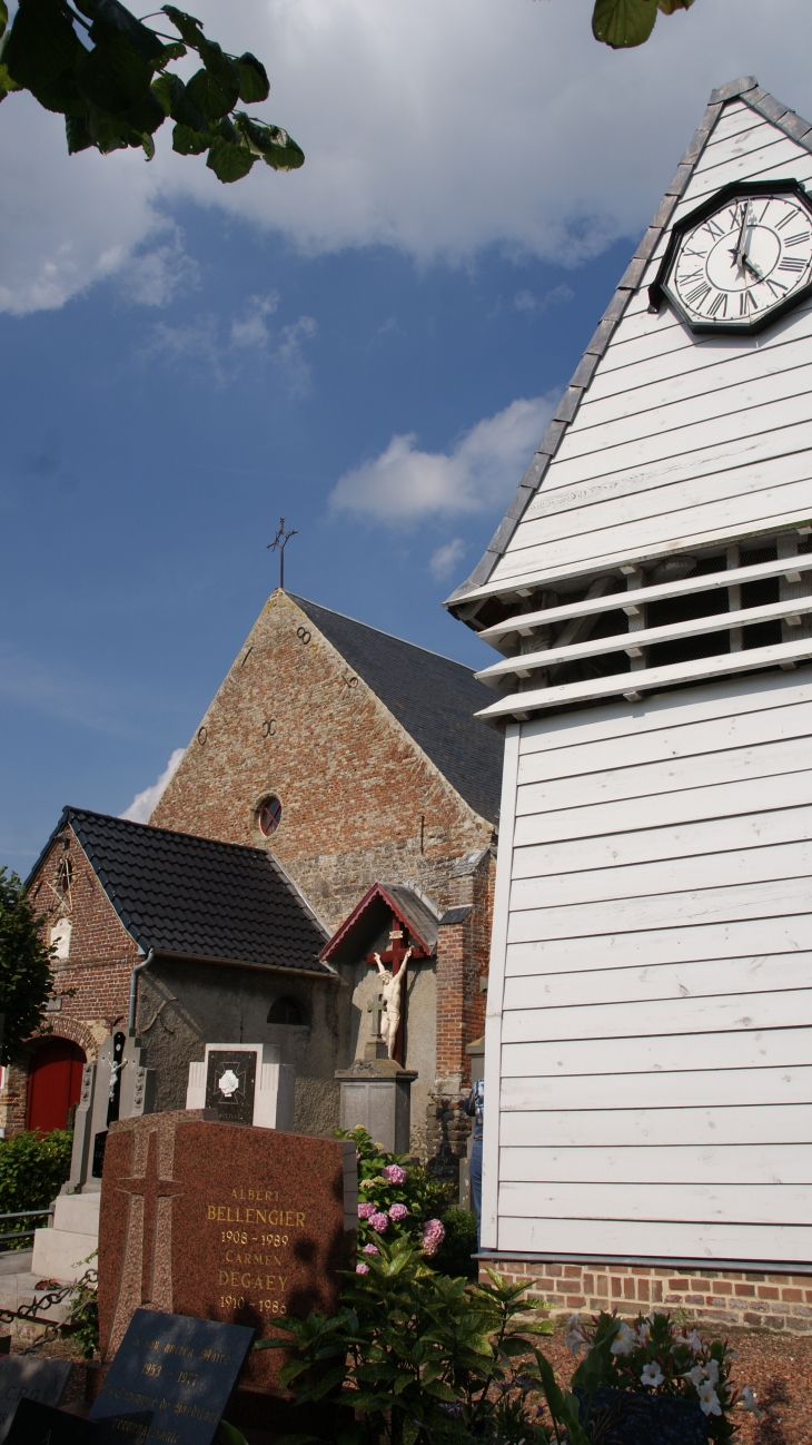 Clocher en Bois de L'église D'Hardifort ( il n'existe que deux clocher en bois en France celui D'Ardifort et de Eecke )