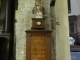 Haspres (59198) église Sts Hugues et Achard, buste Saint Hugues