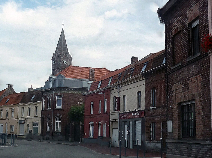 Une rue du village - Hem