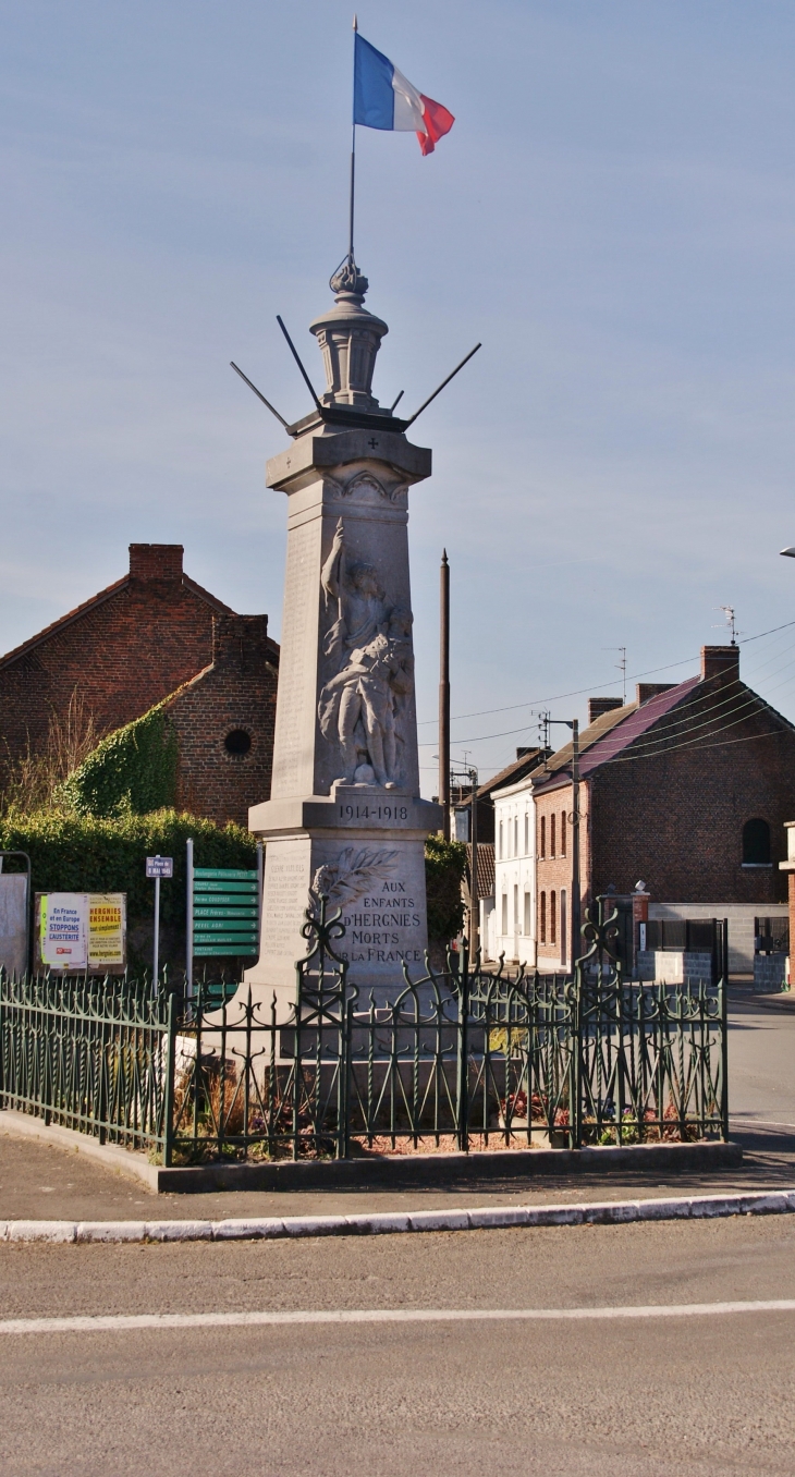 Monument aux Morts - Hergnies