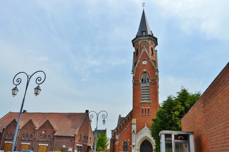  église Saint-Vaast - Illies