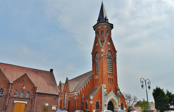  église Saint-Vaast - Illies