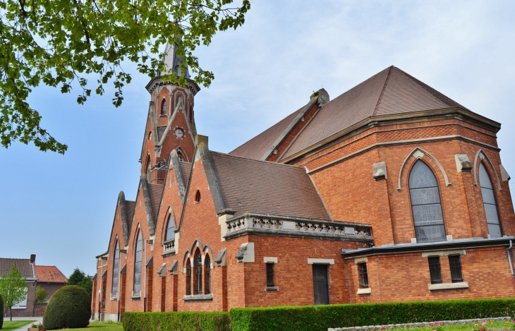  église Saint-Vaast - Illies