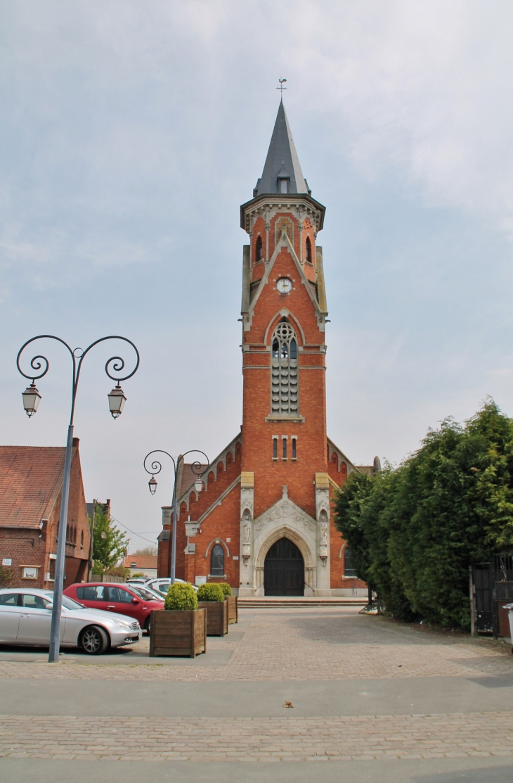  église Saint-Vaast - Illies