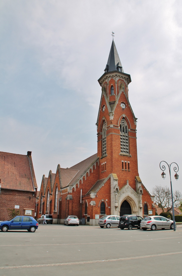  église Saint-Vaast - Illies