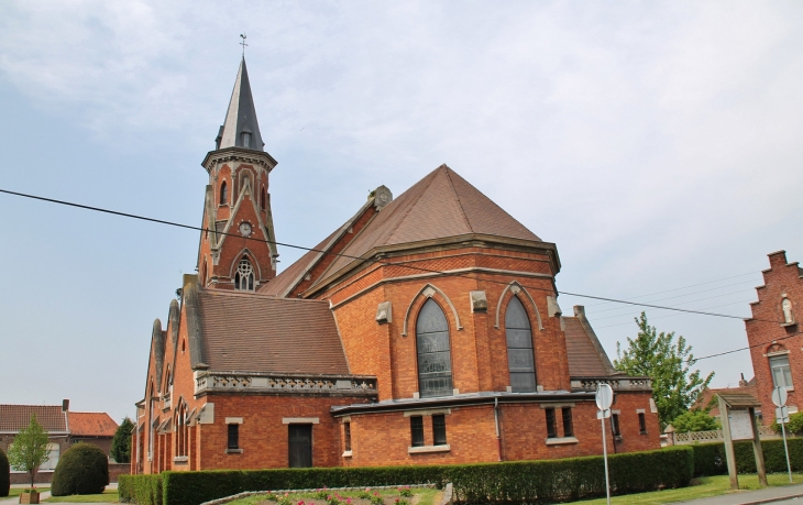  église Saint-Vaast - Illies