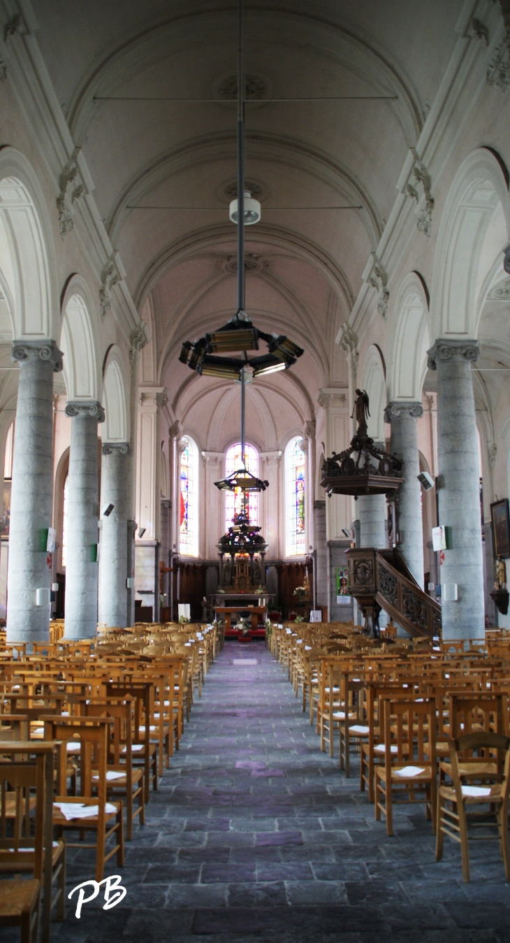 Nef de L'église Saint-Denis - Lecelles