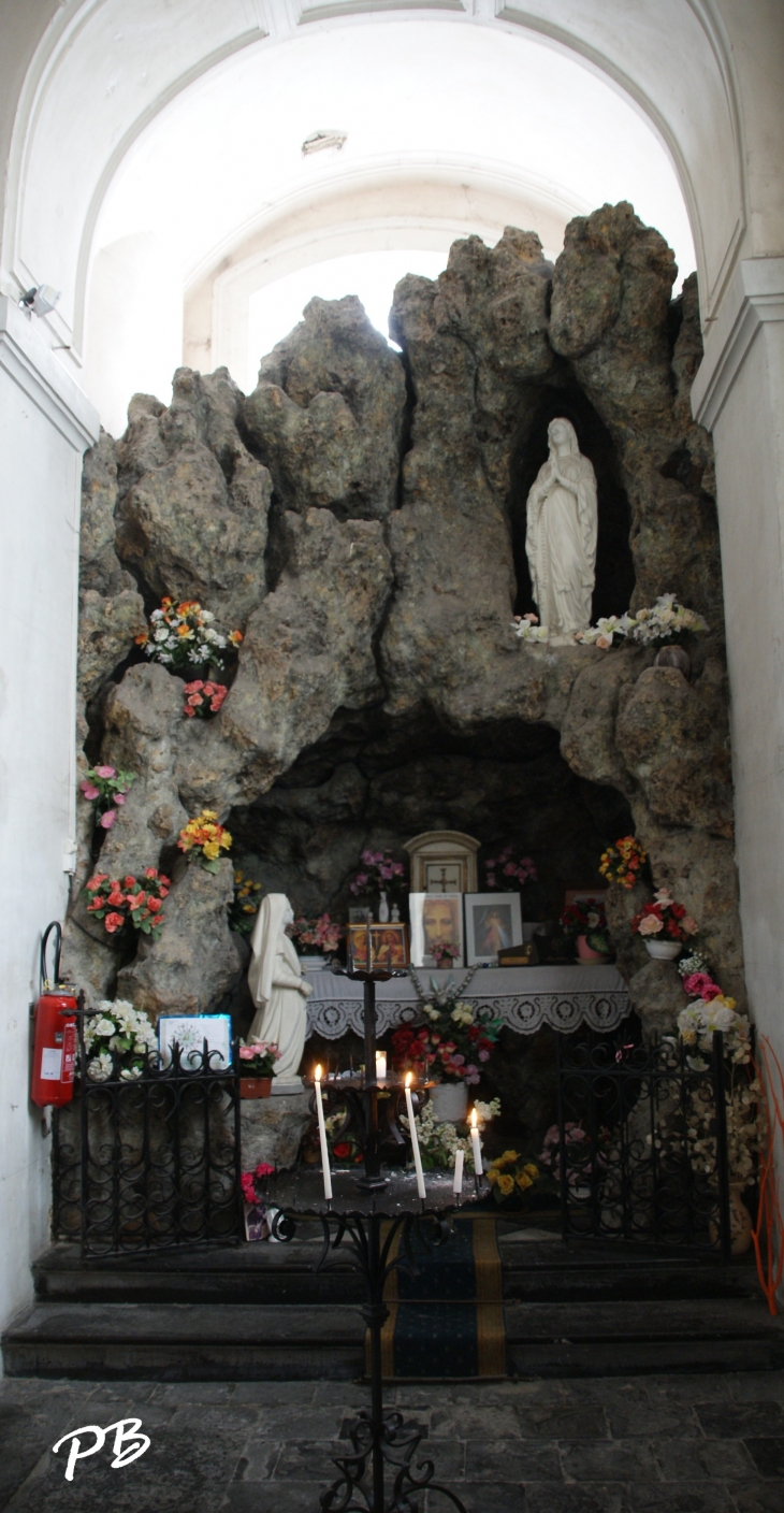 Grotte de L'église Saint-Denis - Lecelles