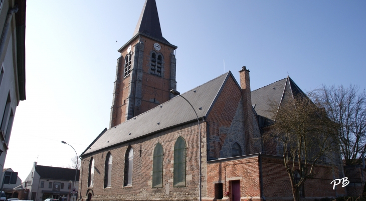  église Saint-Vaast - Leers