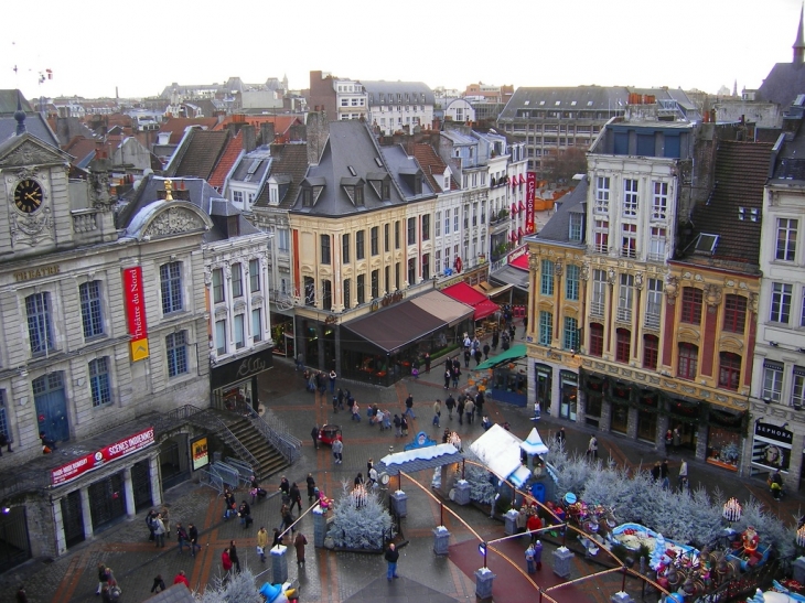 Place de Gaulle - de la grande roue - Lille