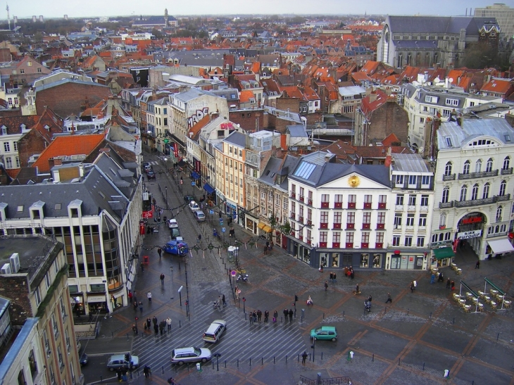 Place de Gaulle - de la grande roue - Lille