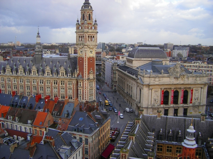 Chambre de commerce et opéra - de la grande roue - Lille