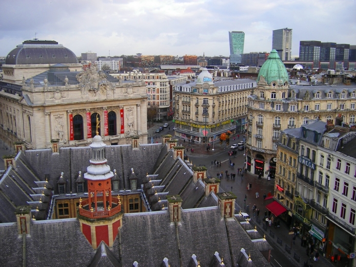 Place de Gaulle - de la grande roue - Lille